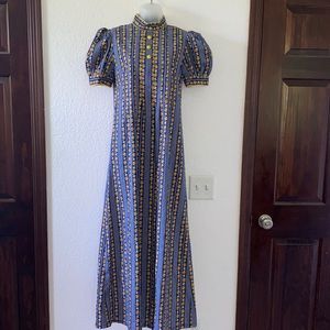 VINTAGE 70’s  OOAK handmade dress-see measurements